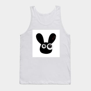 Cute Cartoon Googly Eyed Bunny Tank Top